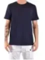 "Dondup T-Shirts im Sale | Dondup Herren T-Shirt Blau Kurzarm Rundhals Baumwolle online kaufen"|Planet-Deluxe