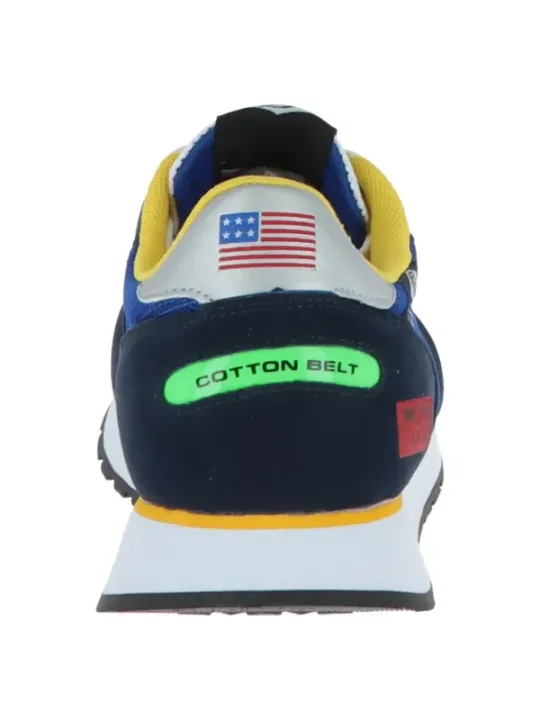 Schwarzer Laufschuh mit amerikanischer Flagge