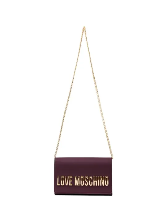 "Love Moschino Einzelstücke & Seltenheiten im Sale | Love Moschino Bordeaux Umhängetasche Herbst/Winter online kaufen"|Planet-Deluxe