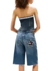 "Tommy Hilfiger Jeans Tops im Sale | Tommy Hilfiger Jeans - Tommy Hilfiger Jeans Top Donna online kaufen"|Planet-Deluxe