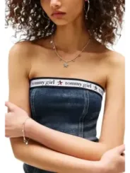 "Tommy Hilfiger Jeans Tops im Sale | Tommy Hilfiger Jeans - Tommy Hilfiger Jeans Top Donna online kaufen"|Planet-Deluxe