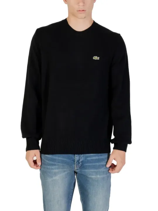 "Lacoste Pullover im Sale | Lacoste Herrenpullover Schwarz Herbst Winter Wolle online kaufen"|Planet-Deluxe