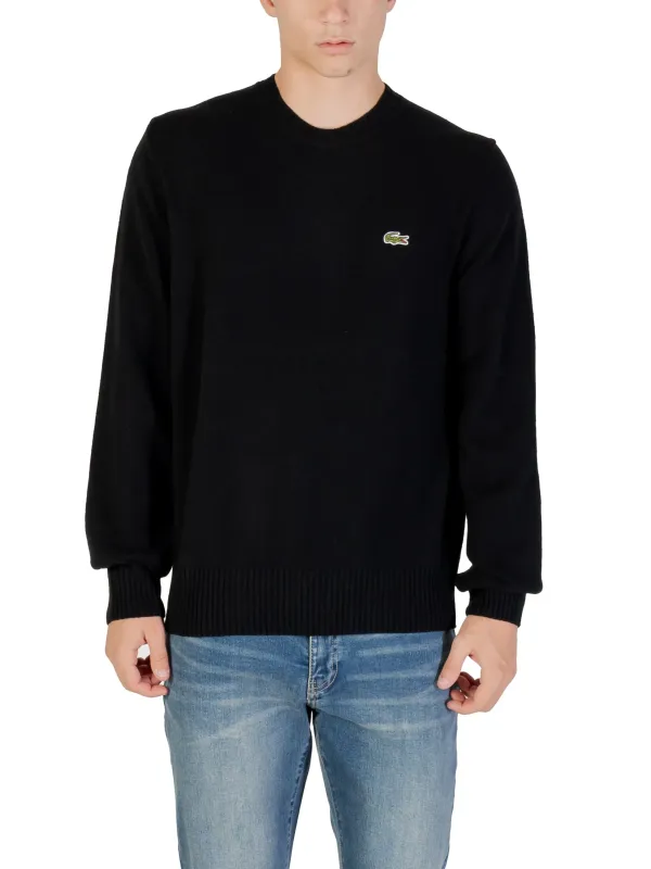 "Lacoste Pullover im Sale | Lacoste Herrenpullover Schwarz Herbst Winter Wolle online kaufen"|Planet-Deluxe