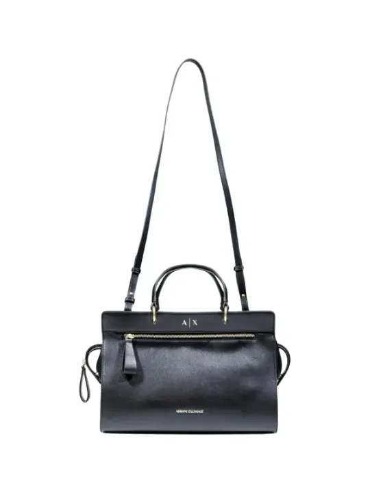 "Armani Exchange Einzelstücke & Seltenheiten im Sale | Armani Exchange Schwarz Herbst Handtasche mit Schulterriemen online kaufen"|Planet-Deluxe