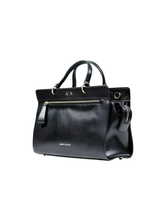"Armani Exchange Einzelstücke & Seltenheiten im Sale | Armani Exchange Schwarz Herbst Handtasche mit Schulterriemen online kaufen"|Planet-Deluxe