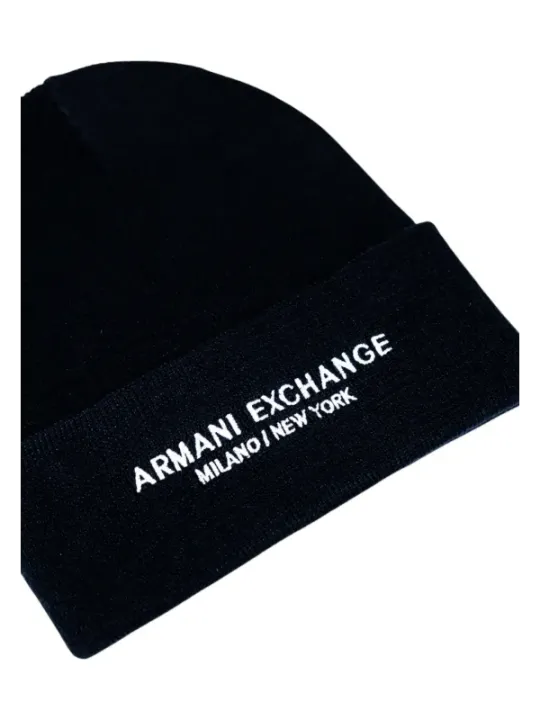 "Armani Exchange Caps & Mützen im Sale | Armani Exchange Herren Hut Blau mit Druck Herbst Winter online kaufen"|Planet-Deluxe