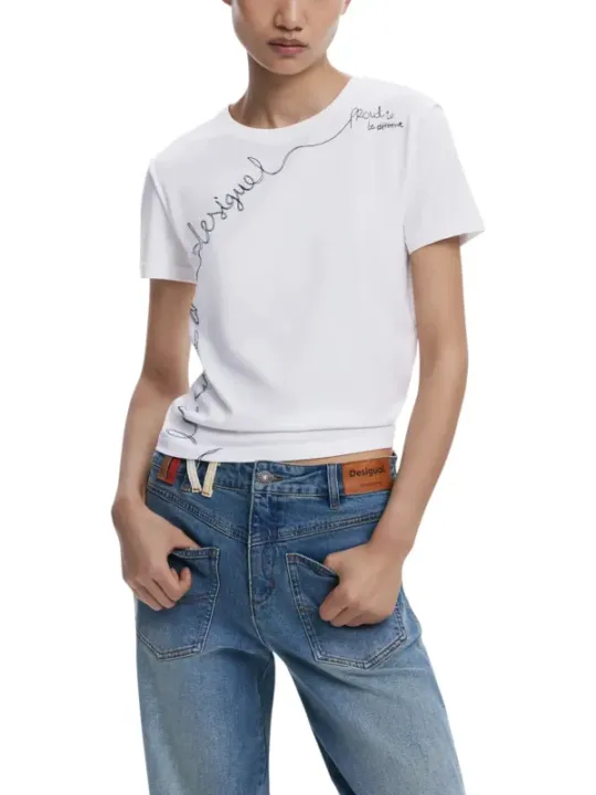 "Desigual T-Shirts im Sale | Desigual - Desigual T-Shirt Donna online kaufen"|Planet-Deluxe