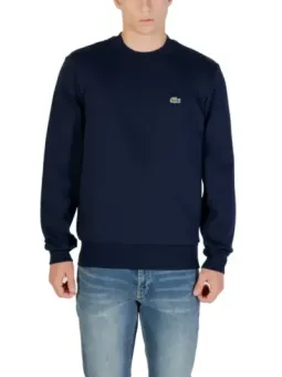 "Lacoste Herren Fleece Blau: Stilvolles Langarm-Sweatshirt"