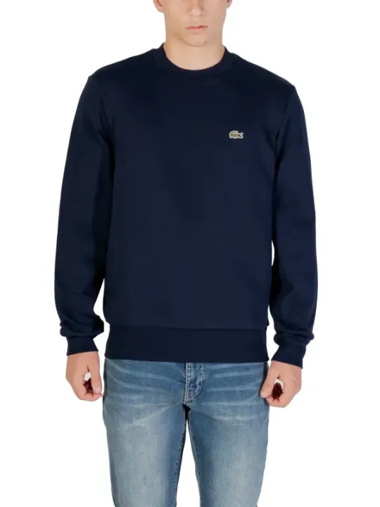 "Lacoste Sweatshirts im Sale | Lacoste Herren Fleece Blau Langarm Herbst Winter online kaufen"|Planet-Deluxe