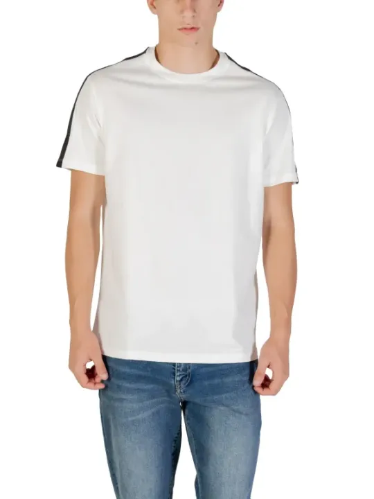 "Armani Exchange T-Shirts im Sale | Armani Exchange Herren T-Shirt Weiß Herbst/Winter online kaufen"|Planet-Deluxe
