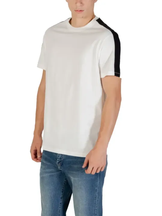 "Armani Exchange T-Shirts im Sale | Armani Exchange Herren T-Shirt Weiß Herbst/Winter online kaufen"|Planet-Deluxe
