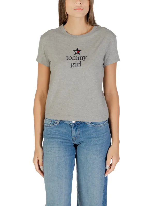 "Tommy Hilfiger Jeans T-Shirts im Sale | Tommy Hilfiger Jeans - Tommy Hilfiger Jeans T-Shirt Donna online kaufen"|Planet-Deluxe