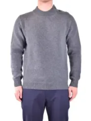 "Dondup Pullover im Sale | Dondup Herrenpullover Grau Rundhals HerbstWinter online kaufen"|Planet-Deluxe