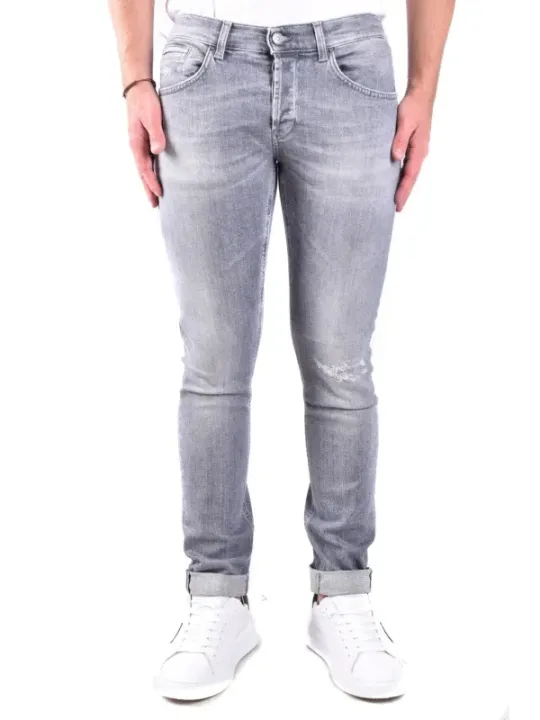 "Dondup Jeans im Sale | Dondup Herren Jeans Grau Herbst/Winter Zerrissenes Design online kaufen"|Planet-Deluxe