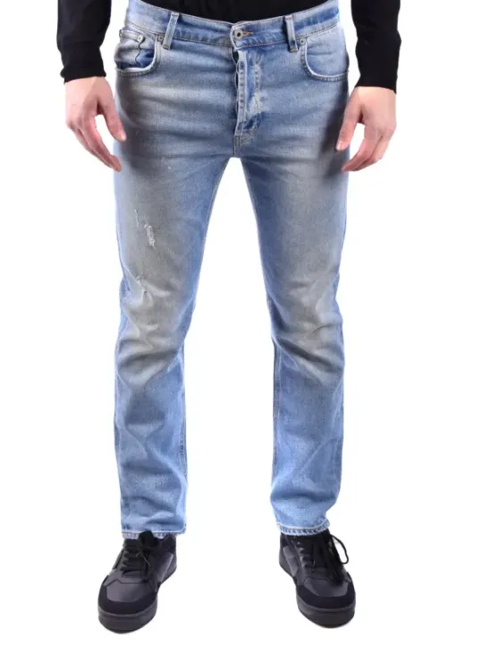 "Dondup Jeans im Sale | Dondup Herren Jeans Azurblau Herbst/Winter Zerrissen online kaufen"|Planet-Deluxe