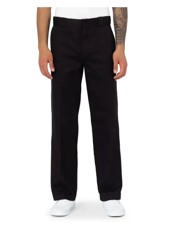 Schwarze Straight Leg Dickies Jeans