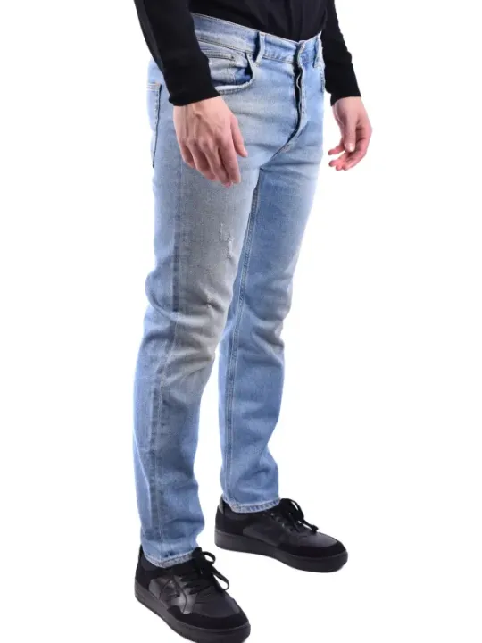 "Dondup Jeans im Sale | Dondup Herren Jeans Azurblau Herbst/Winter Zerrissen online kaufen"|Planet-Deluxe