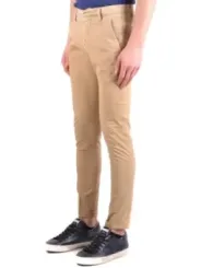 "Dondup Hosen im Sale | Dondup Herrenhose Beige Frühling Sommer Baumwolle Mix online kaufen"|Planet-Deluxe