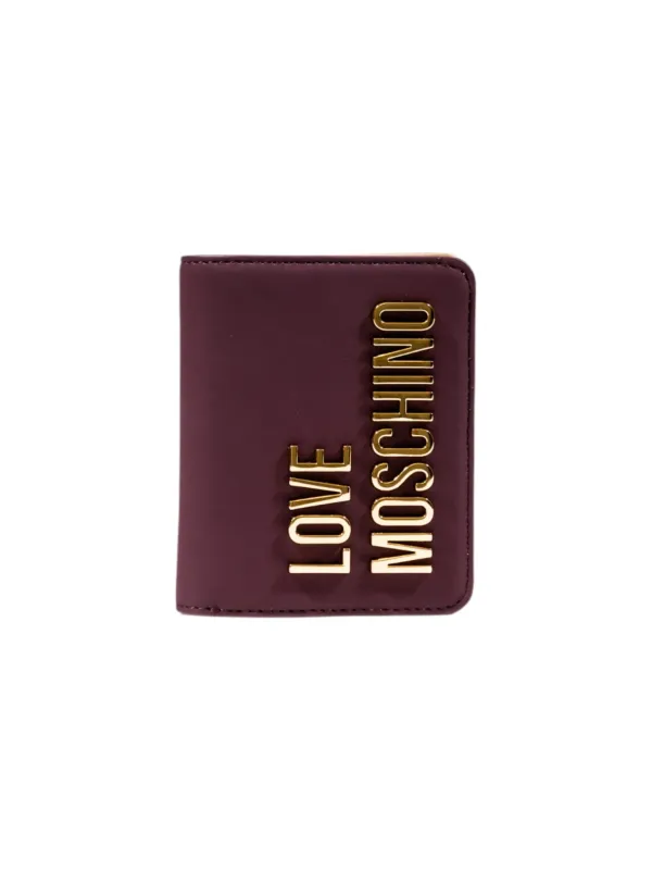 "Love Moschino Geldbörsen im Sale | Love Moschino Damen Portmonee Bordeaux Herbst Winter online kaufen"|Planet-Deluxe