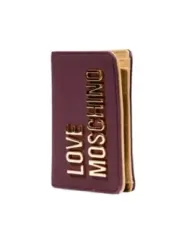 "Love Moschino Geldbörsen im Sale | Love Moschino Damen Portmonee Bordeaux Herbst Winter online kaufen"|Planet-Deluxe