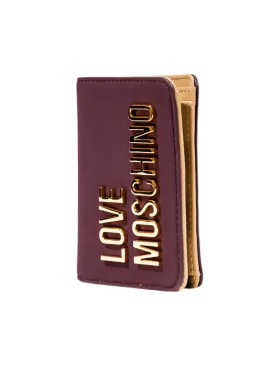 "Love Moschino Geldbörsen im Sale | Love Moschino Damen Portmonee Bordeaux Herbst Winter online kaufen"|Planet-Deluxe