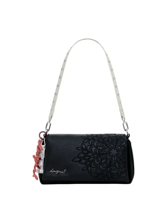 "Desigual Einzelstücke & Seltenheiten im Sale | Desigual Damen Herbst/Winter Blumentasche Schwarz online kaufen"|Planet-Deluxe