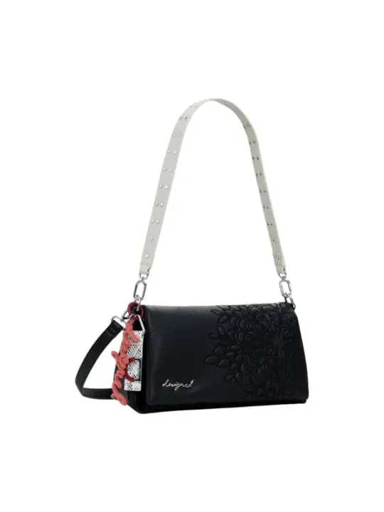 "Desigual Einzelstücke & Seltenheiten im Sale | Desigual Damen Herbst/Winter Blumentasche Schwarz online kaufen"|Planet-Deluxe