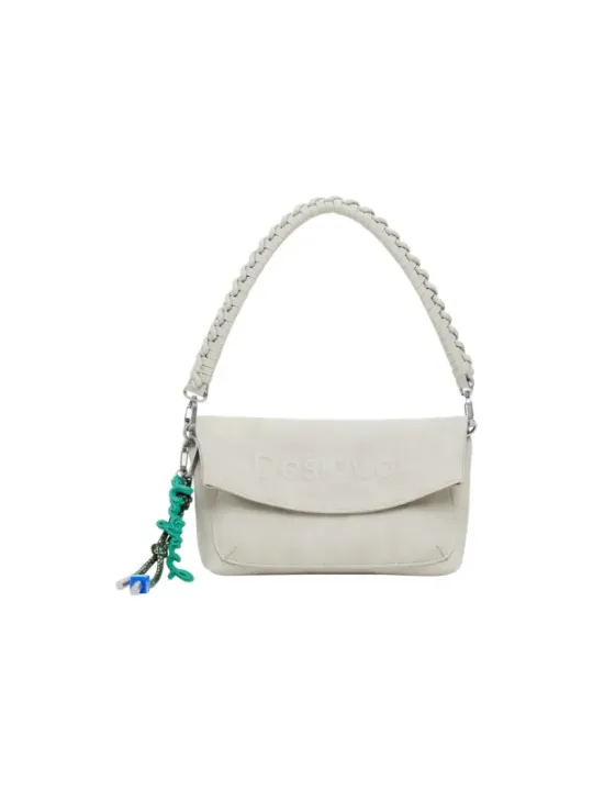 "Desigual Einzelstücke & Seltenheiten im Sale | Desigual Herbst Handtasche Beige mit Druckknopfverschluss online kaufen"|Planet-Deluxe