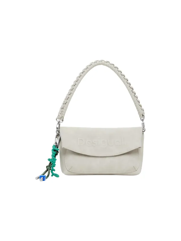 "Desigual Einzelstücke & Seltenheiten im Sale | Desigual Herbst Handtasche Beige mit Druckknopfverschluss online kaufen"|Planet-Deluxe