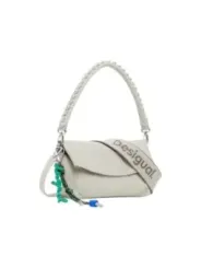 "Desigual Einzelstücke & Seltenheiten im Sale | Desigual Herbst Handtasche Beige mit Druckknopfverschluss online kaufen"|Planet-Deluxe