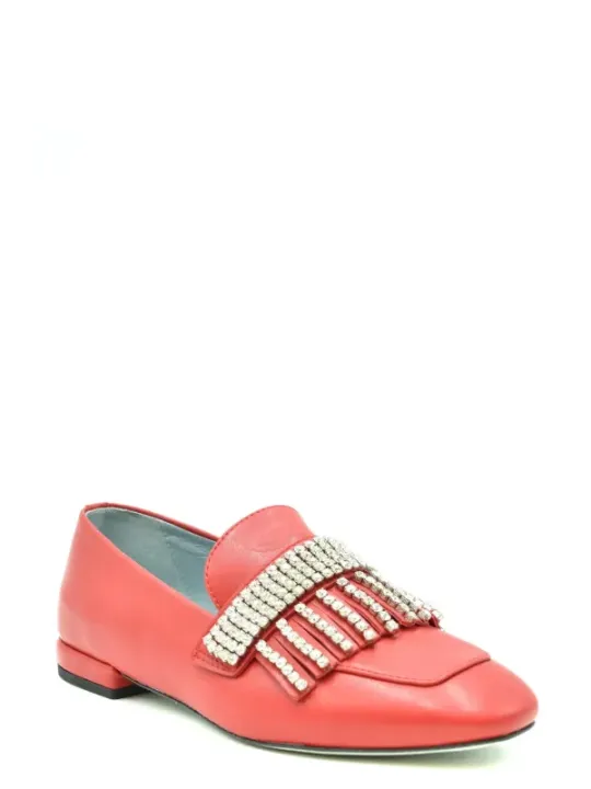 "Chiara Ferragni Halbschuhe im Sale | Chiara Ferragni Rote Strass Slip-On Halbschuhe Damen online kaufen"|Planet-Deluxe