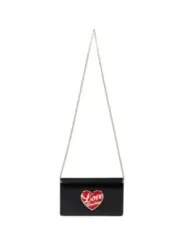 "Love Moschino Einzelstücke & Seltenheiten im Sale | "Love Moschino Damen Umhängetasche Schwarz Herbst/Winter" online kaufen"|Planet-Deluxe