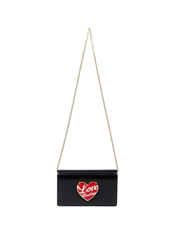 "Love Moschino Einzelstücke & Seltenheiten im Sale | "Love Moschino Damen Umhängetasche Schwarz Herbst/Winter" online kaufen"|Planet-Deluxe