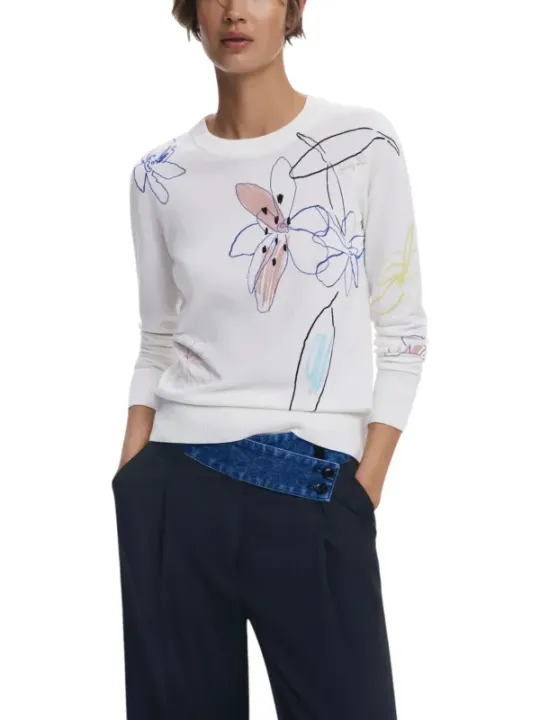 "Desigual Pullover im Sale | Desigual - Desigual Maglia Donna online kaufen"|Planet-Deluxe
