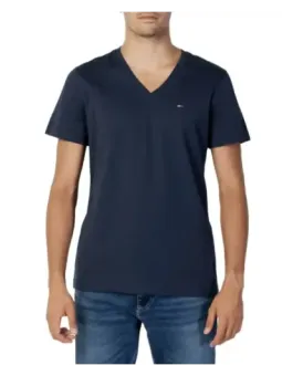 Tommy Hilfiger dunkelblaue Piqué V-Neck