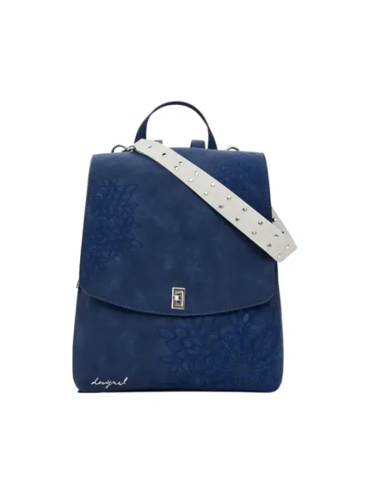 "Desigual Einzelstücke & Seltenheiten im Sale | Desigual Damen Rucksack Blau Herbst Winter 28x24x10 online kaufen"|Planet-Deluxe