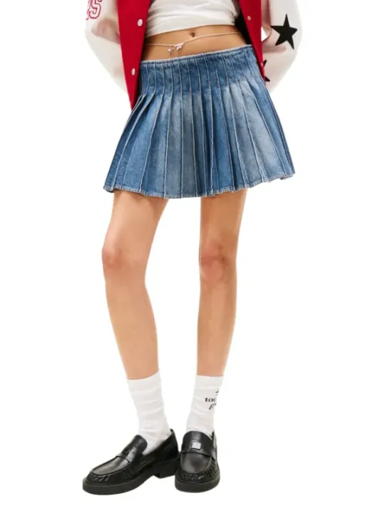 "Tommy Hilfiger Jeans Röcke im Sale | Tommy Hilfiger Jeans - Tommy Hilfiger Jeans Gonna Donna online kaufen"|Planet-Deluxe