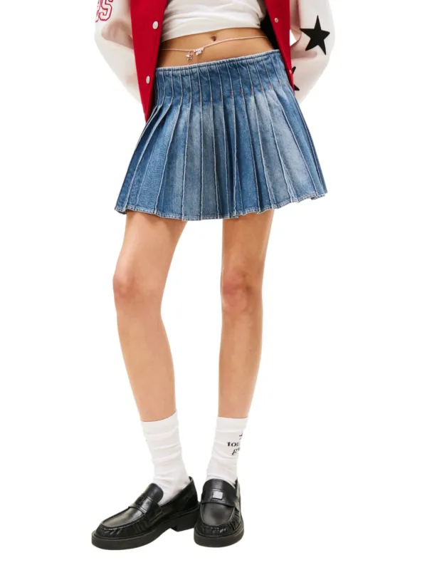 "Tommy Hilfiger Jeans Röcke im Sale | Tommy Hilfiger Jeans - Tommy Hilfiger Jeans Gonna Donna online kaufen"|Planet-Deluxe