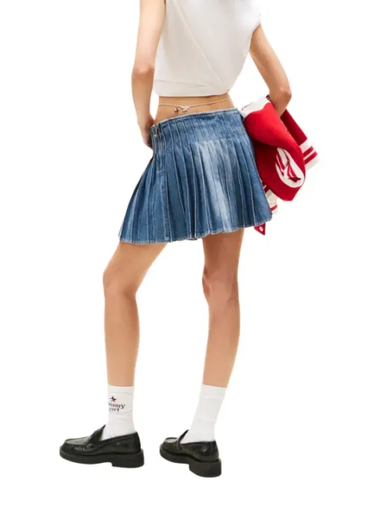 "Tommy Hilfiger Jeans Röcke im Sale | Tommy Hilfiger Jeans - Tommy Hilfiger Jeans Gonna Donna online kaufen"|Planet-Deluxe