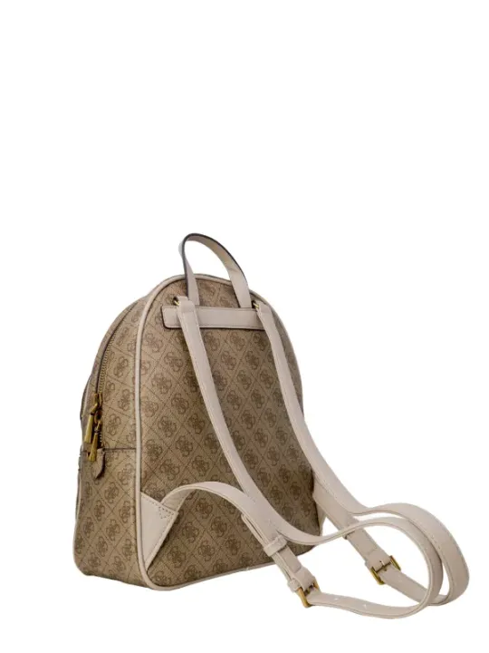 Beiger Guess Rucksack mit Logo