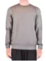 "Dondup Pullover im Sale | Herren Pullover Dondup - Grauer Wollpullover für Herbst/Winter mit Rundhalsausschnitt und langen Ärmeln | Artikelcode: V_23586 online kaufen"|Planet-Deluxe