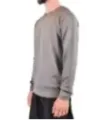 "Dondup Pullover im Sale | Herren Pullover Dondup - Grauer Wollpullover für Herbst/Winter mit Rundhalsausschnitt und langen Ärmeln | Artikelcode: V_23586 online kaufen"|Planet-Deluxe