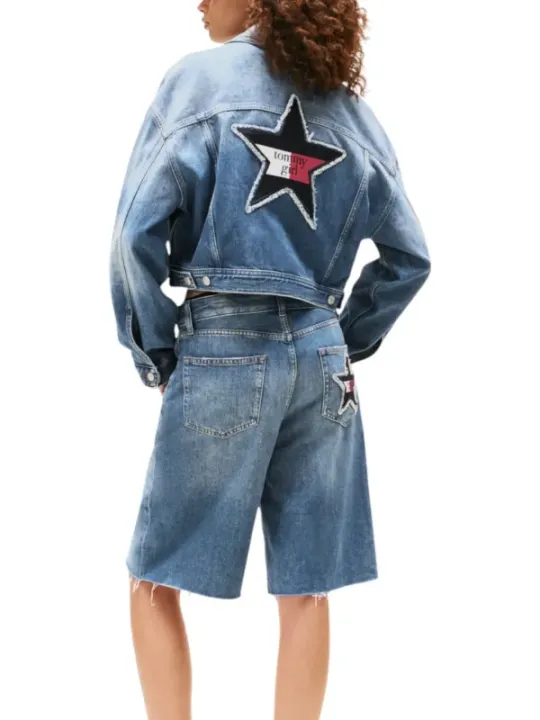 "Tommy Hilfiger Jeans Blazer im Sale | Tommy Hilfiger Jeans - Tommy Hilfiger Jeans Giacca Donna online kaufen"|Planet-Deluxe