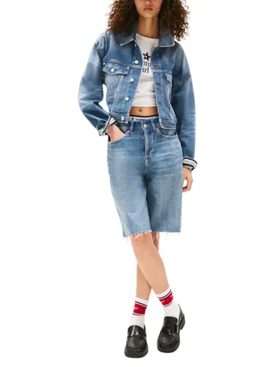 "Tommy Hilfiger Jeans Blazer im Sale | Tommy Hilfiger Jeans - Tommy Hilfiger Jeans Giacca Donna online kaufen"|Planet-Deluxe