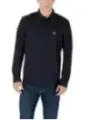 "Armani Exchange Poloshirts im Sale | Armani Exchange Herrenpolo - Langarm-Poloshirt mit Printmuster für Herbst/Winter, Blau online kaufen"|Planet-Deluxe