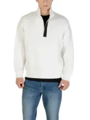 "Armani Exchange Sweatshirts im Sale | Armani Exchange Herren Fleece-Sweatshirt - Weiß, Langarm, Herbst/Winter Kollektion online kaufen"|Planet-Deluxe