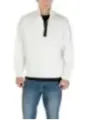 "Armani Exchange Sweatshirts im Sale | Armani Exchange Herren Fleece-Sweatshirt - Weiß, Langarm, Herbst/Winter Kollektion online kaufen"|Planet-Deluxe