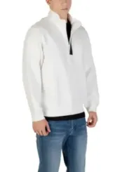 "Armani Exchange Sweatshirts im Sale | Armani Exchange Herren Fleece-Sweatshirt - Weiß, Langarm, Herbst/Winter Kollektion online kaufen"|Planet-Deluxe