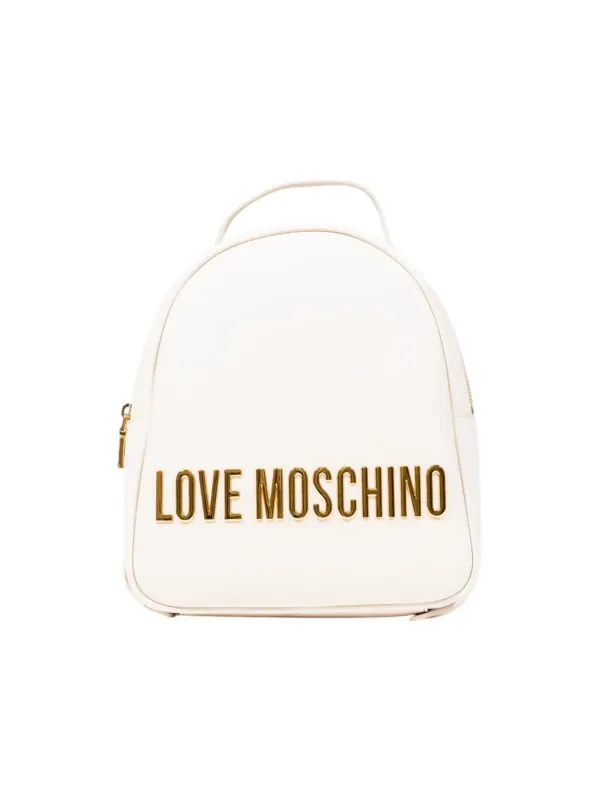"Love Moschino Einzelstücke & Seltenheiten im Sale | Love Moschino Damen Rucksack Herbst/Winter Weiß online kaufen"|Planet-Deluxe