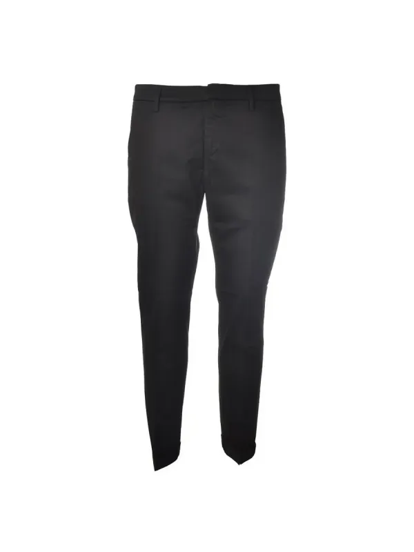 "Dondup Hosen im Sale | Dondup Herren Pantaloni - Schwarze Baumwollhose für Frühling/Sommer mit Reißverschluss & Knopfverschluss, Modell V_28265 online kaufen"|Planet-Deluxe "Dondup Hosen im Sale | Dondup Herren Pantaloni - Schwarze Baumwollhose für Frühling/Sommer mit Reißverschluss & Knopfverschluss, Modell V_28265 online kaufen"|Planet-Deluxe